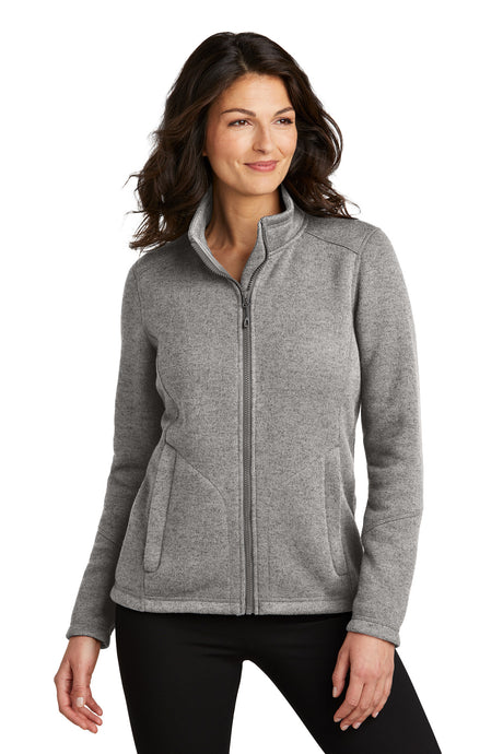 Port Authority® Ladies Arc Sweater Fleece Jacket L428
