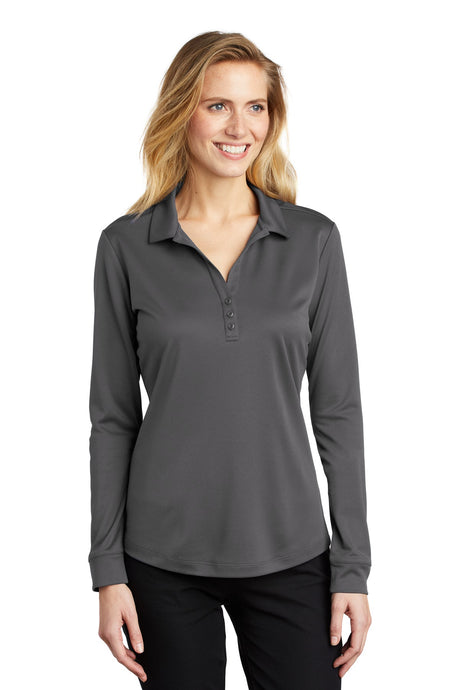 Port Authority ® Ladies Silk Touch ™  Performance Long Sleeve Polo. L540LS