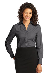 Port Authority® Ladies Crosshatch Easy Care Shirt. L640