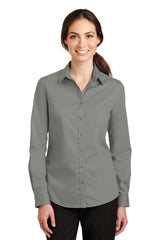 Port Authority® Ladies SuperPro™ Twill Shirt. L663