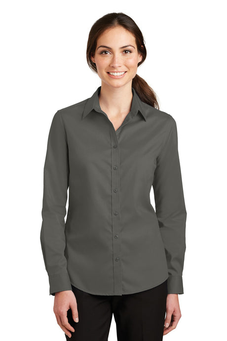 Port Authority® Ladies SuperPro™ Twill Shirt. L663