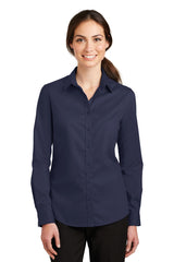 Port Authority® Ladies SuperPro™ Twill Shirt. L663