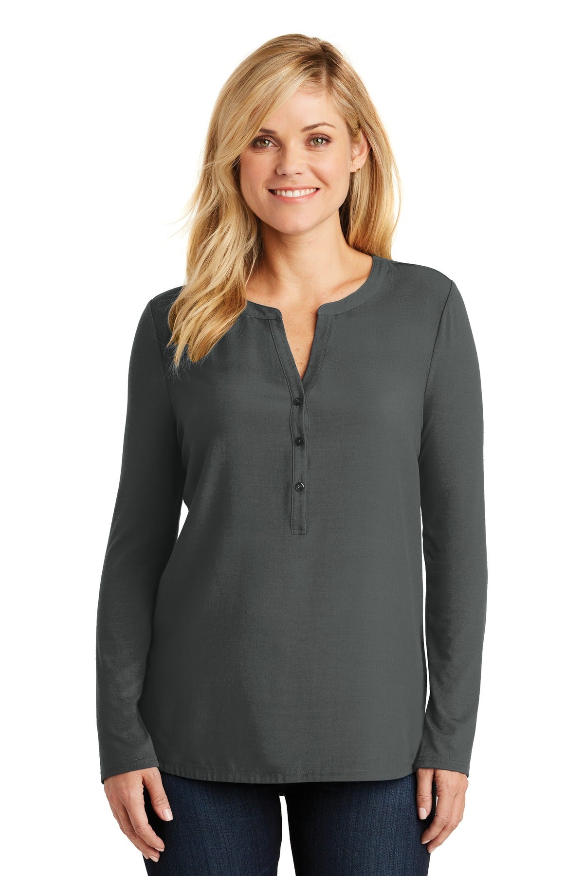 Port Authority® Ladies Concept Henley Tunic. LK5432