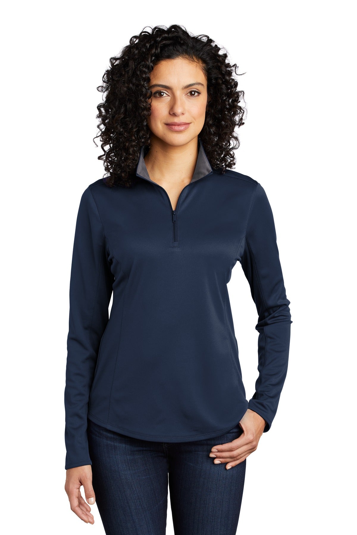 Port Authority ® Ladies Silk Touch ™ Performance 1/4-Zip LK584