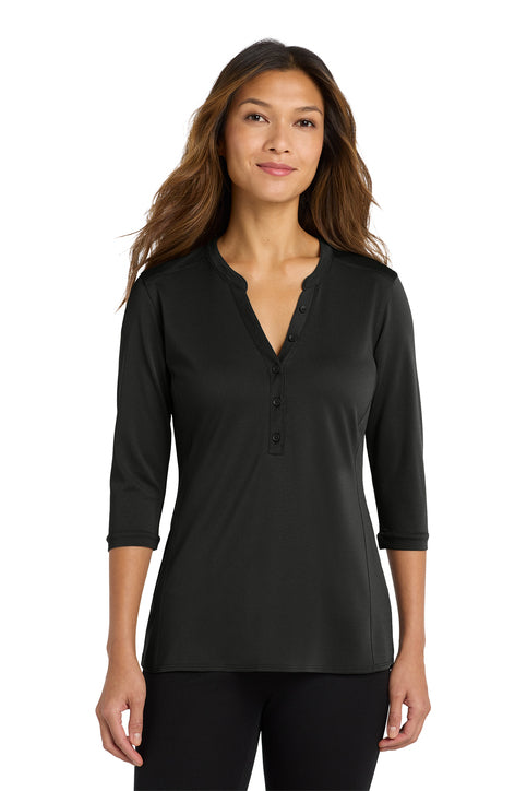 Port Authority® Women's UV Choice Pique Henley LK750