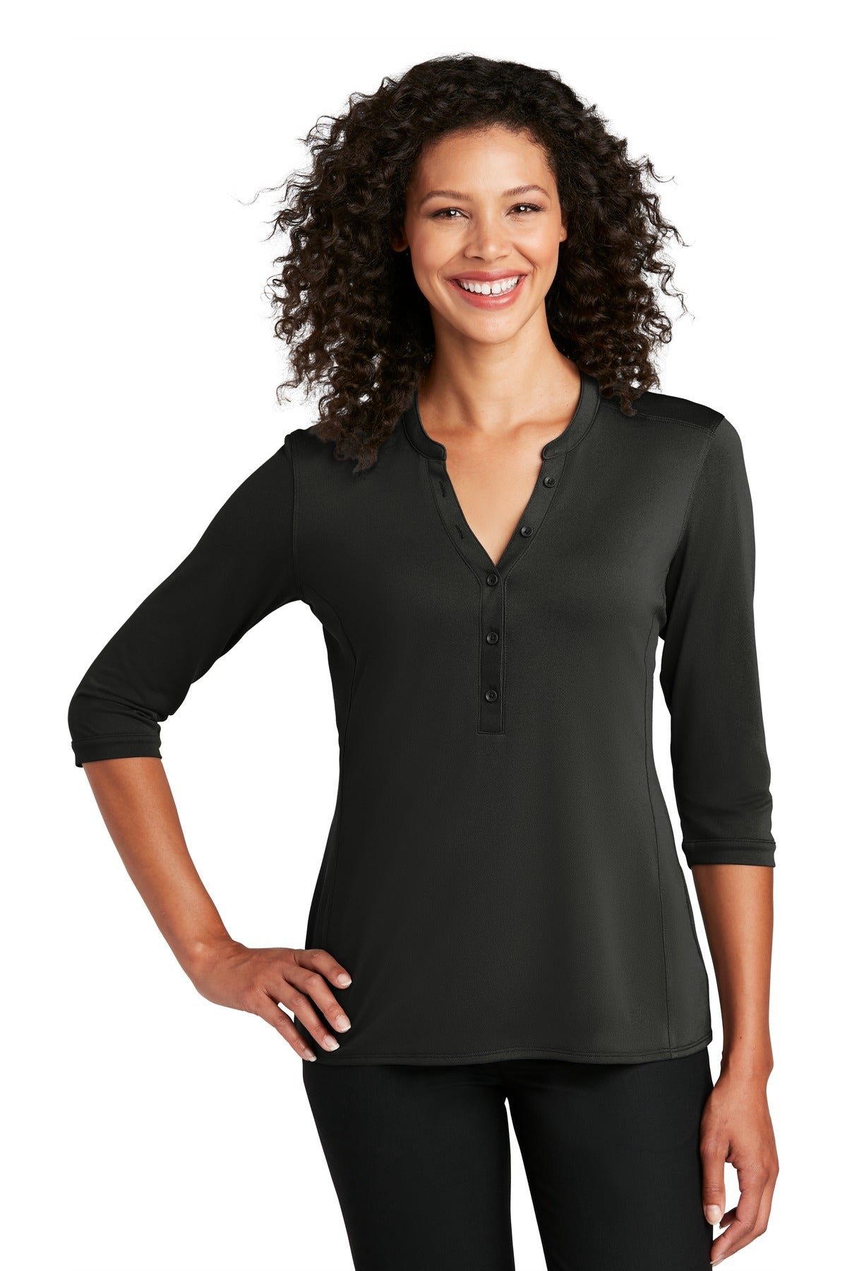 Port Authority ®  Ladies UV Choice Pique Henley LK750