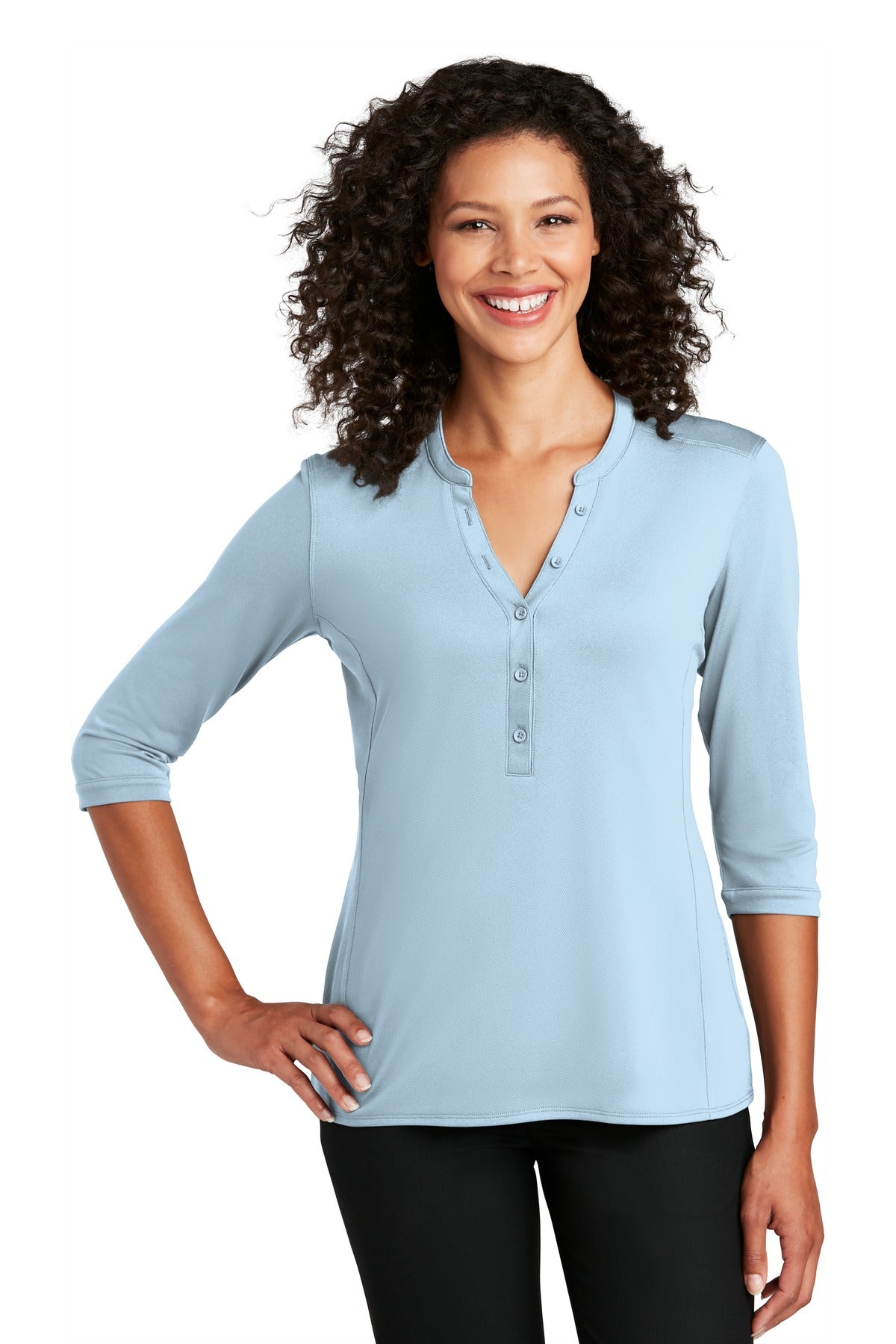 Port Authority ®  Ladies UV Choice Pique Henley LK750