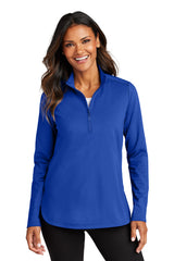 Port Authority® Ladies C-FREE® Double Knit 1/4-Zip LK880