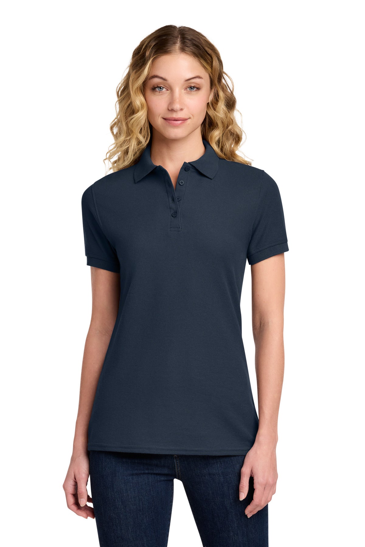 Port & Co ™  Women's Core Blend Pique Polo. LKP155