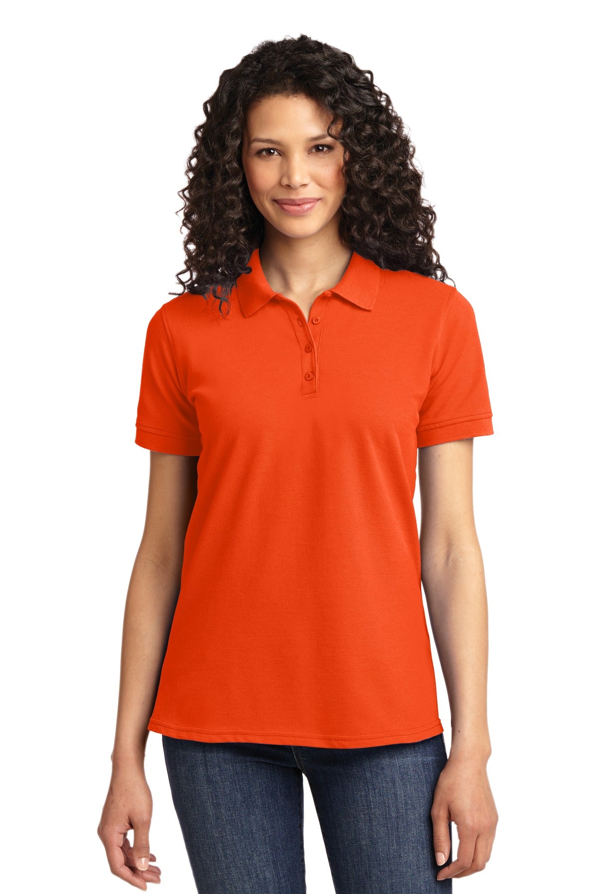 Port & Company® Ladies Core Blend Pique Polo. LKP155