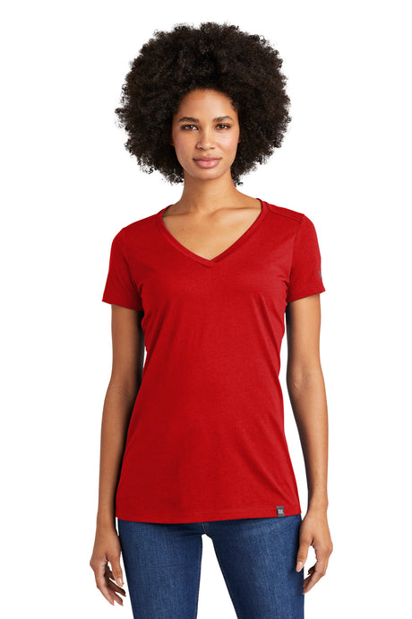 New Era ® Ladies Heritage Blend V-Neck Tee. LNEA101