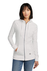 New Era ® Ladies Sueded Cotton Blend Full-Zip Hoodie. LNEA122