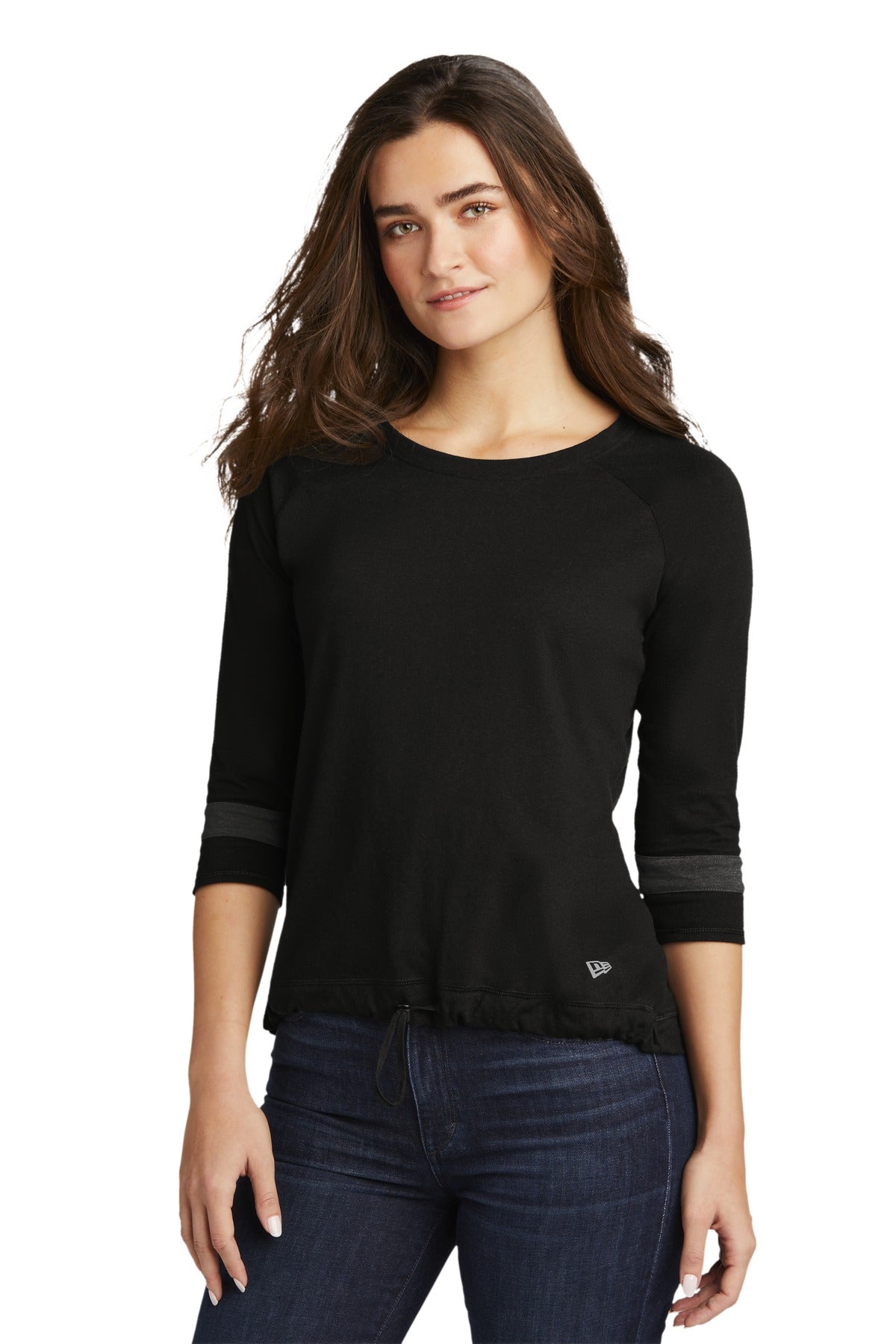 New Era ® Ladies Tri-Blend 3/4-Sleeve Tee LNEA136