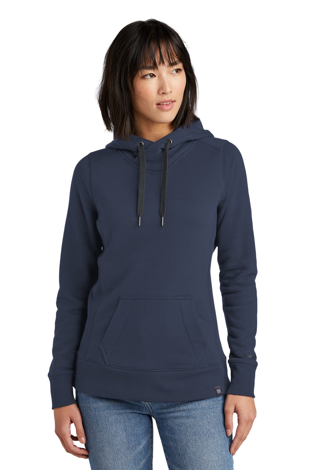 New Era ® Ladies French Terry Pullover Hoodie. LNEA500