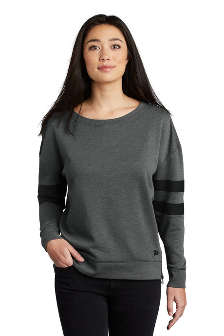 New Era ® Ladies Tri-Blend Fleece Varsity Crew LNEA513