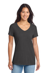 Port & Co ™  Women's Beach Wash ®  Garment-Dyed V-Neck Tee LPC099V