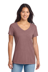 Port & Co ™  Women's Beach Wash ®  Garment-Dyed V-Neck Tee LPC099V