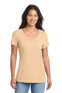 Port & Co ™  Women's Beach Wash ®  Garment-Dyed V-Neck Tee LPC099V