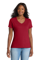 Port & Co ™  Women's Performance Blend V-Neck Tee. LPC381V