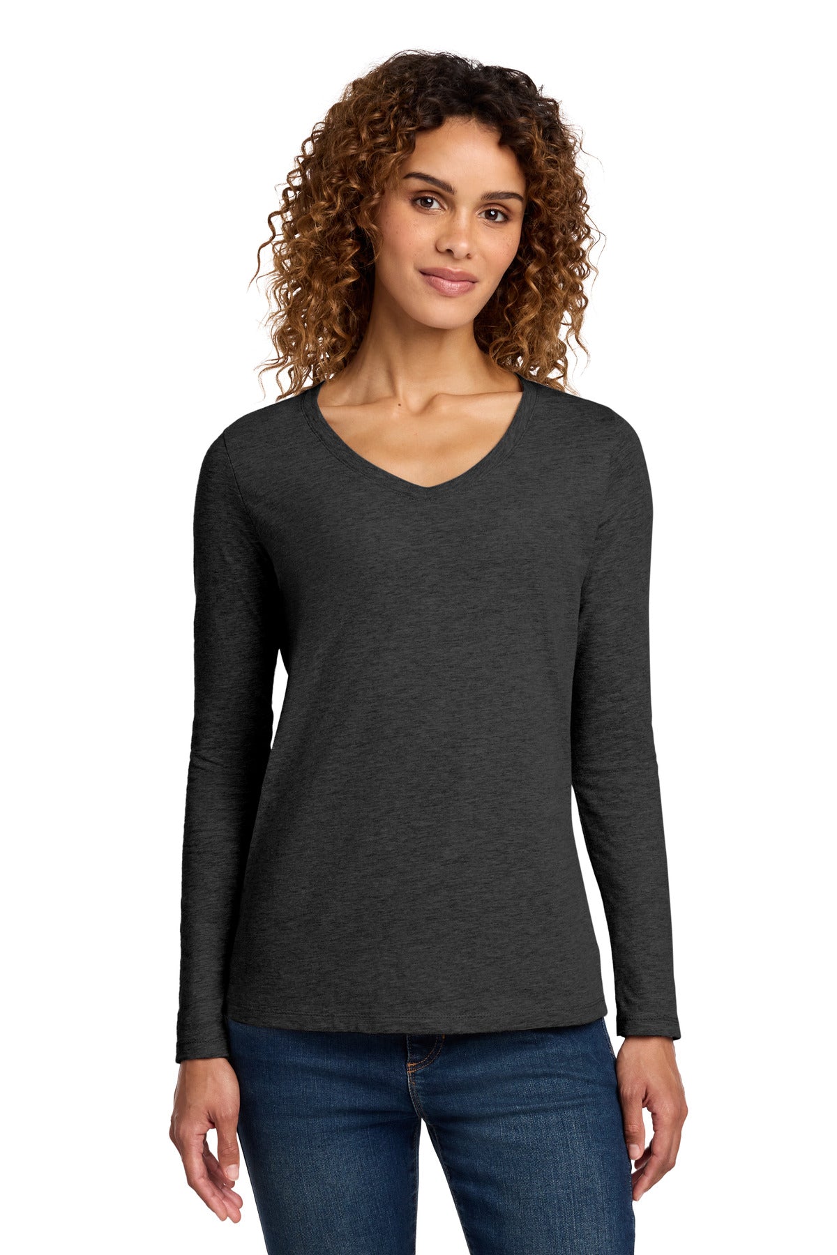 Port & Co ™  Women's Long Sleeve Fan Favorite V-Neck Tee. LPC450VLS