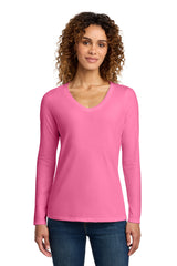 Port & Co ™  Women's Long Sleeve Fan Favorite V-Neck Tee. LPC450VLS