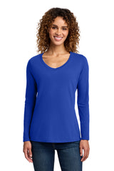 Port & Co ™  Women's Long Sleeve Fan Favorite V-Neck Tee. LPC450VLS