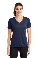 Sport-Tek® Ladies PosiCharge® RacerMesh® V-Neck Tee. LST340