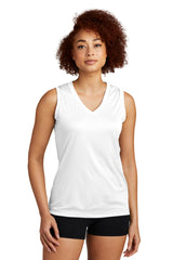 Sport-Tek® Ladies Sleeveless PosiCharge® Competitor™ V-Neck Tee. LST352