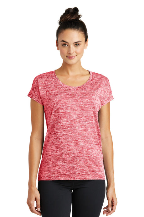 Sport-Tek® Ladies PosiCharge® Electric Heather Sporty Tee. LST390