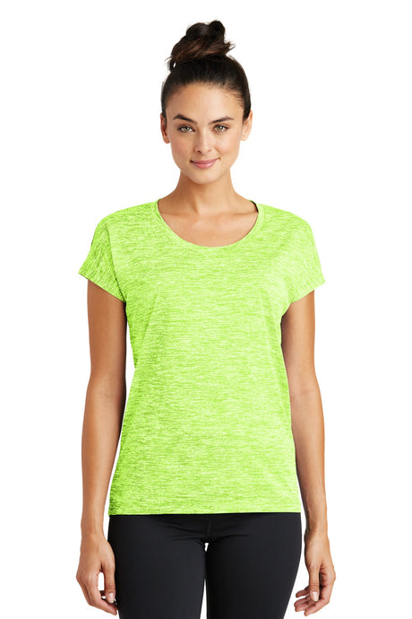 Sport-Tek® Ladies PosiCharge® Electric Heather Sporty Tee. LST390