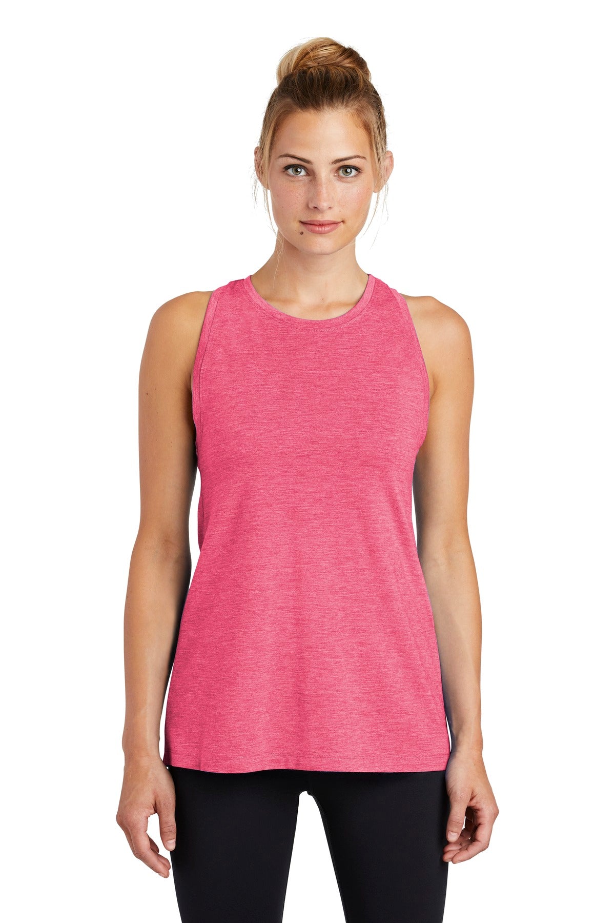 Sport-Tek ® Ladies PosiCharge ® Tri-Blend Wicking Tank. LST402