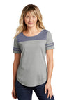 Sport-Tek ® Ladies PosiCharge ® Tri-Blend Wicking Fan Tee. LST403