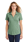 Sport-Tek ® Ladies PosiCharge ® Tri-Blend Wicking Polo. LST405