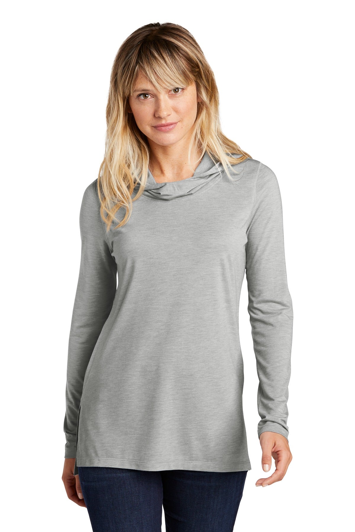 Sport-Tek ® Ladies PosiCharge ® Tri-Blend Wicking Long Sleeve Hoodie LST406