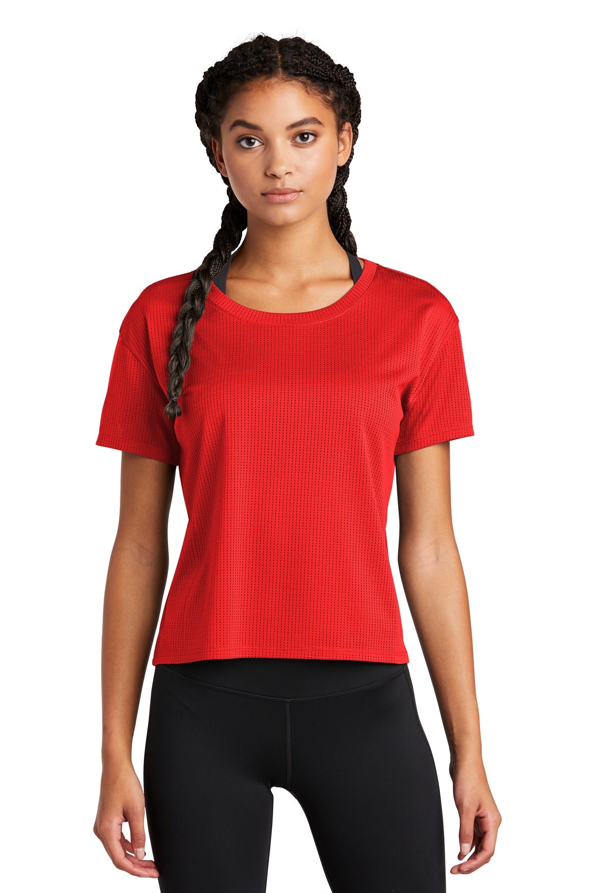 Sport-Tek ® Ladies PosiCharge ® Draft Crop Tee. LST411