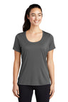 Sport-Tek ® Ladies Posi-UV® Pro Scoop Neck Tee. LST420