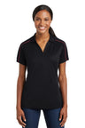 Sport-Tek® Ladies Micropique Sport-Wick® Piped Polo. LST653