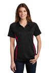 Sport-Tek® Ladies PosiCharge® Micro-Mesh Colorblock Polo. LST685