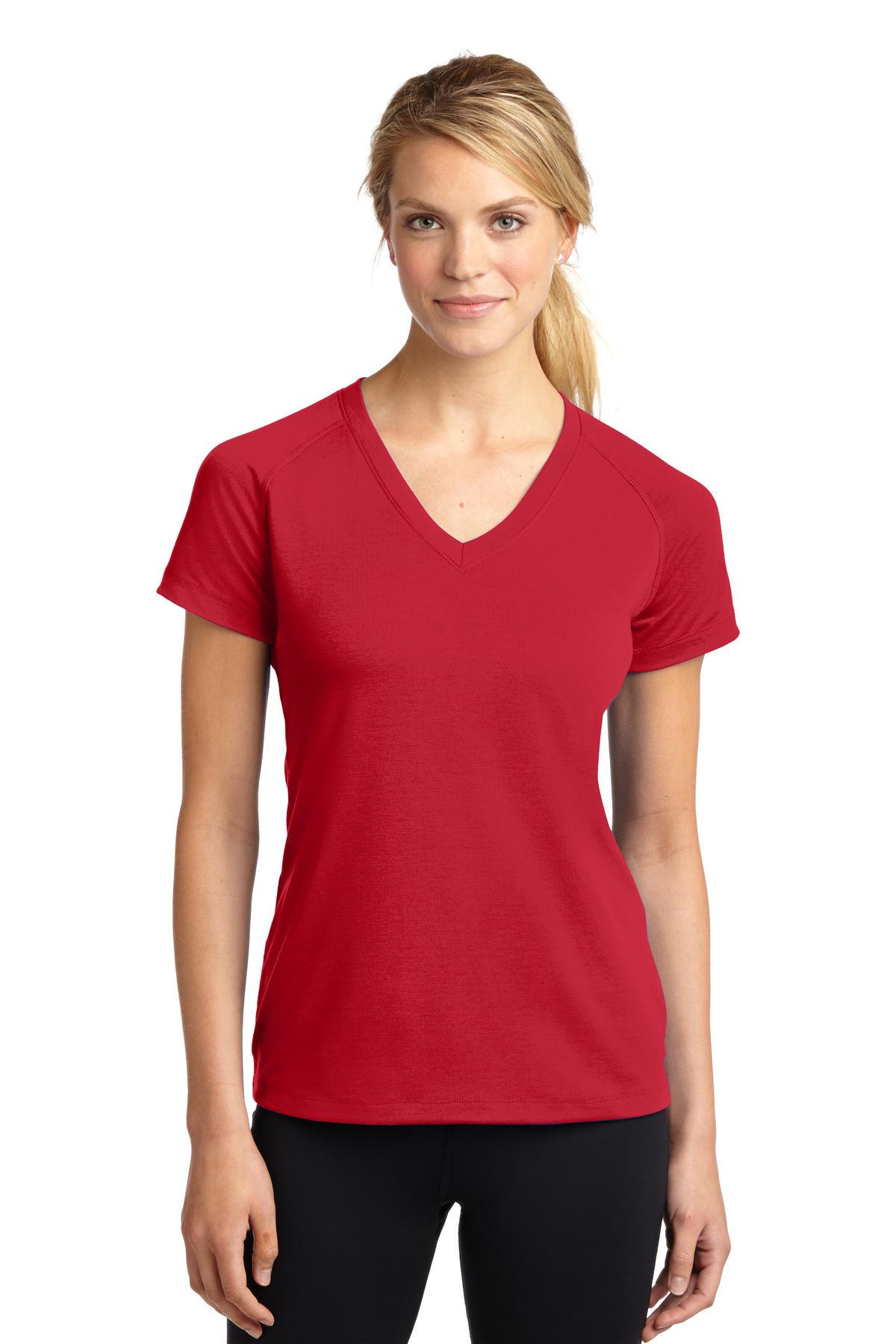 Sport-Tek® Ladies Ultimate Performance V-Neck. LST700