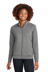 Sport-Tek® Ladies Sport-Wick® Stretch Full-Zip Cadet Jacket LST857