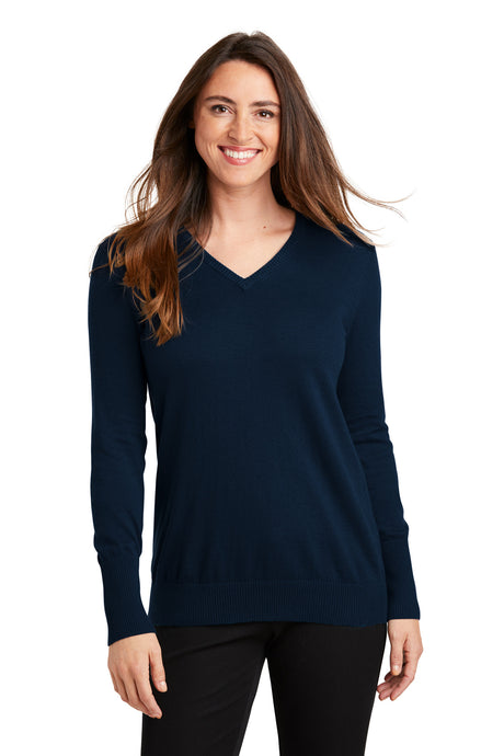 Port Authority® Ladies V-Neck Sweater. LSW285