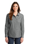 Port Authority® Ladies Slub Chambray Shirt. LW380