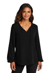 Port Authority® Ladies Textured Crepe Blouse LW714