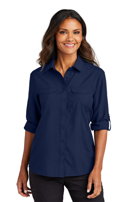 Port Authority® Ladies Long Sleeve UV Daybreak Shirt LW960