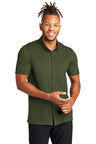 Mercer+Mettle™ Stretch Pique Full-Button Polo MM1006