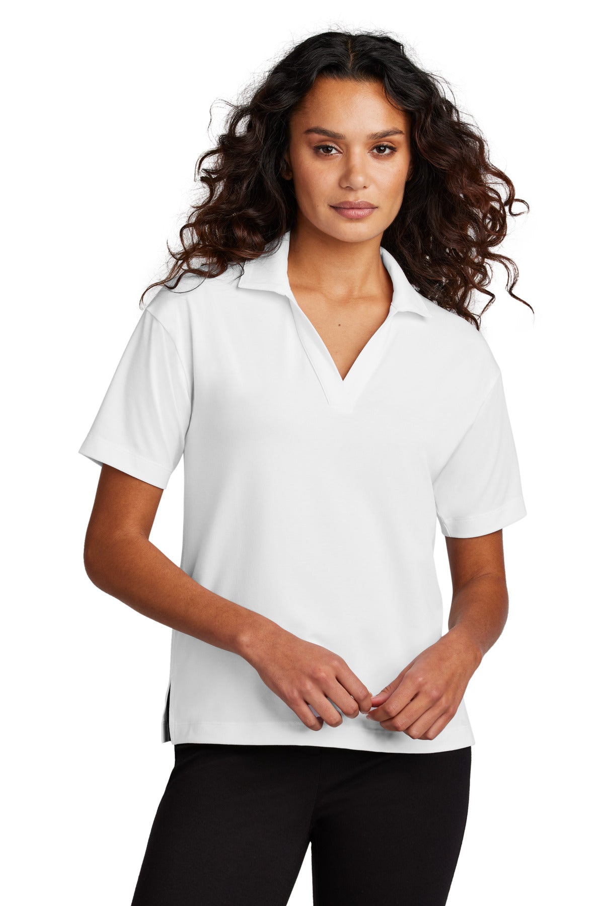 Mercer+Mettle™ Women's Stretch Jersey Polo MM1015