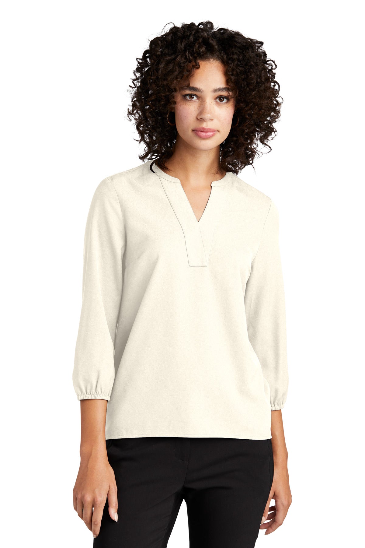 Mercer+Mettle™ Women's Stretch Crepe 3/4-Sleeve Blouse MM2011