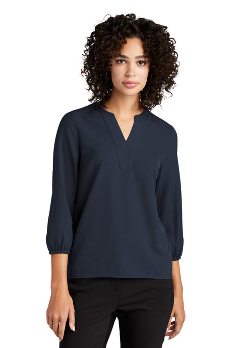 Mercer+Mettle™ Women's Stretch Crepe 3/4-Sleeve Blouse MM2011