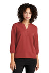 Mercer+Mettle™ Women's Stretch Crepe 3/4-Sleeve Blouse MM2011