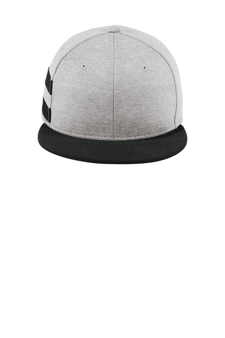 New Era ® Shadow Heather Striped Flat Bill Snapback Cap NE408